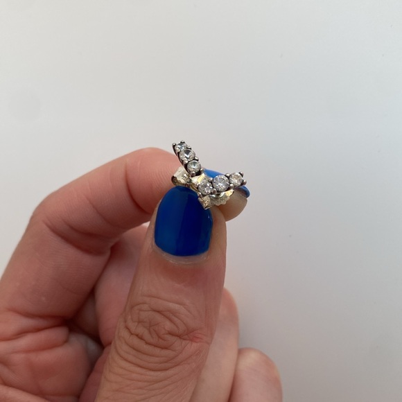 Pandora 3 Stone Shining Trio Sparkling Silver Stud Earrings - Picture 4 of 5